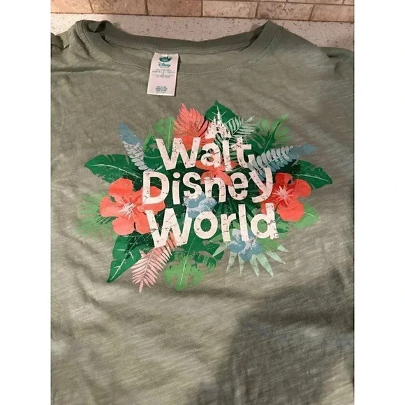 Walt Disney World Tropical Castle Burnout Shirt for Adults b16 - Picture 3 of 3